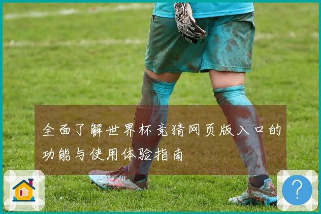 全面了解世界杯竞猜网页版入口的功能与使用体验指南